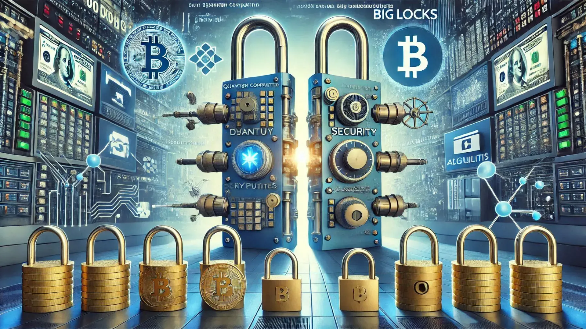 금융보안에 관한 추상적이미지