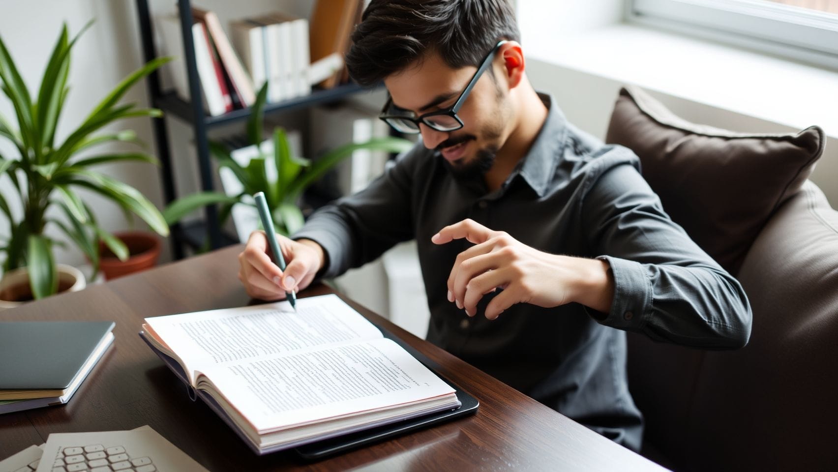 노트북으로 전자책을 쓰고 있는 월급쟁이
