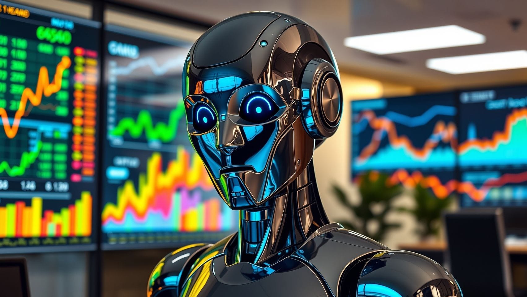 인공지능이 돈을 관리하는 모습