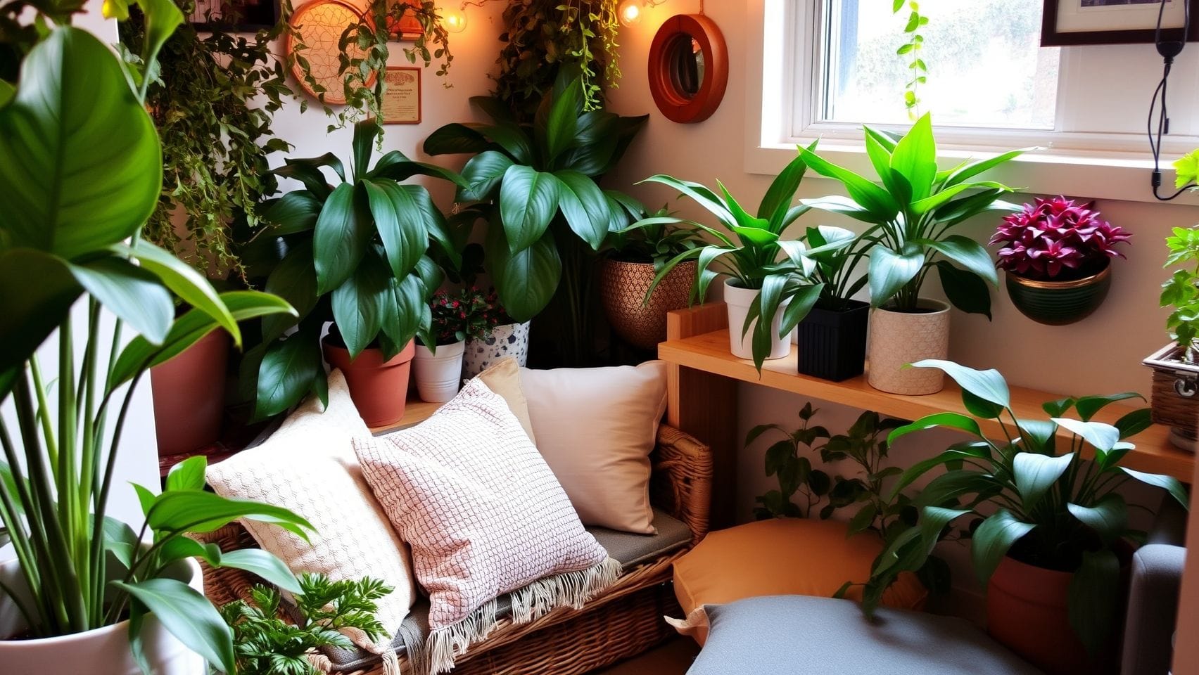 아늑하게 꾸며진 힐링 공간