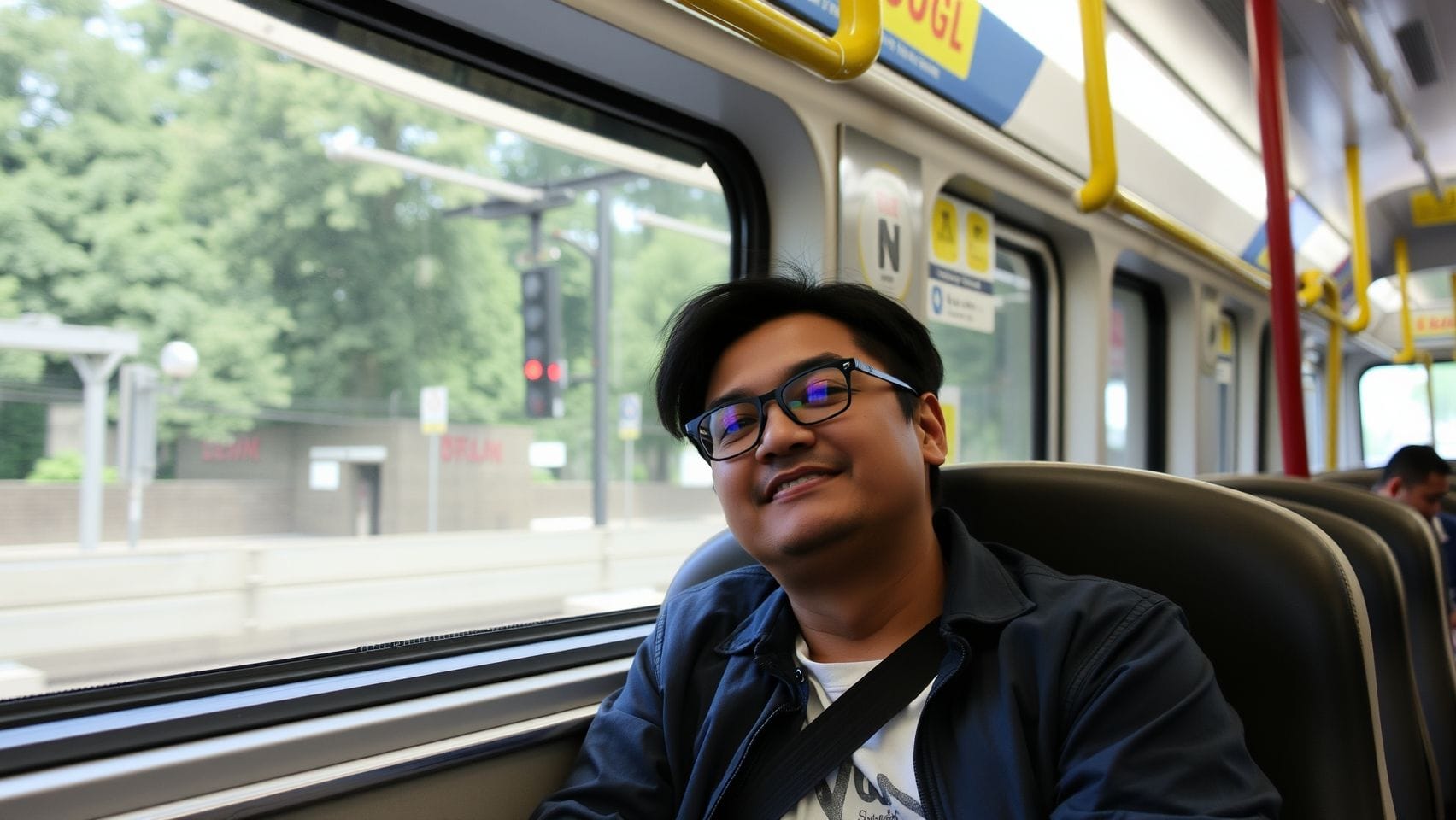 만원으로 5성급 호텔 부럽지 않은 대중교통을 이용하는 모습