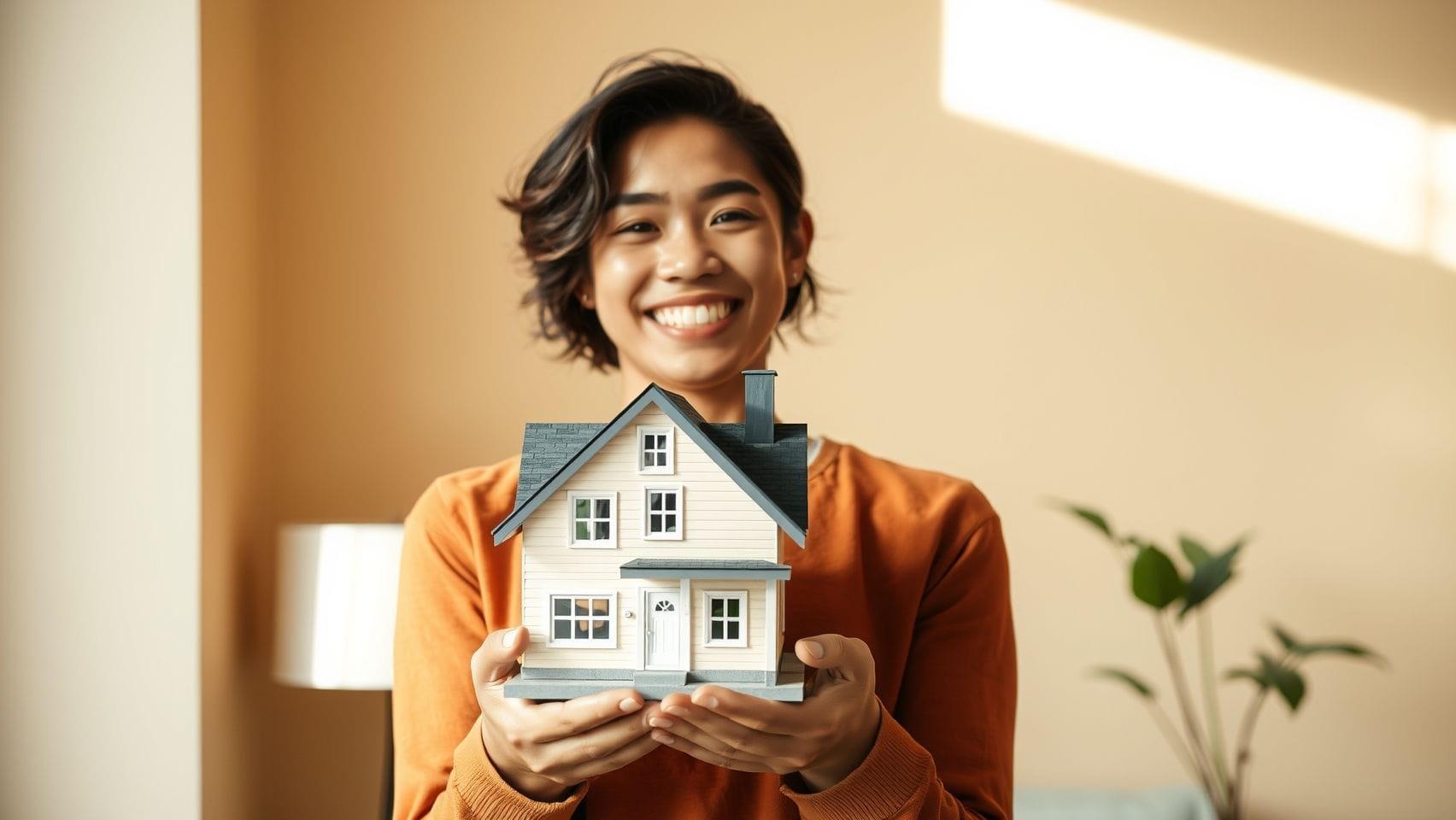 집을 들고 있는 2030세대의 모습