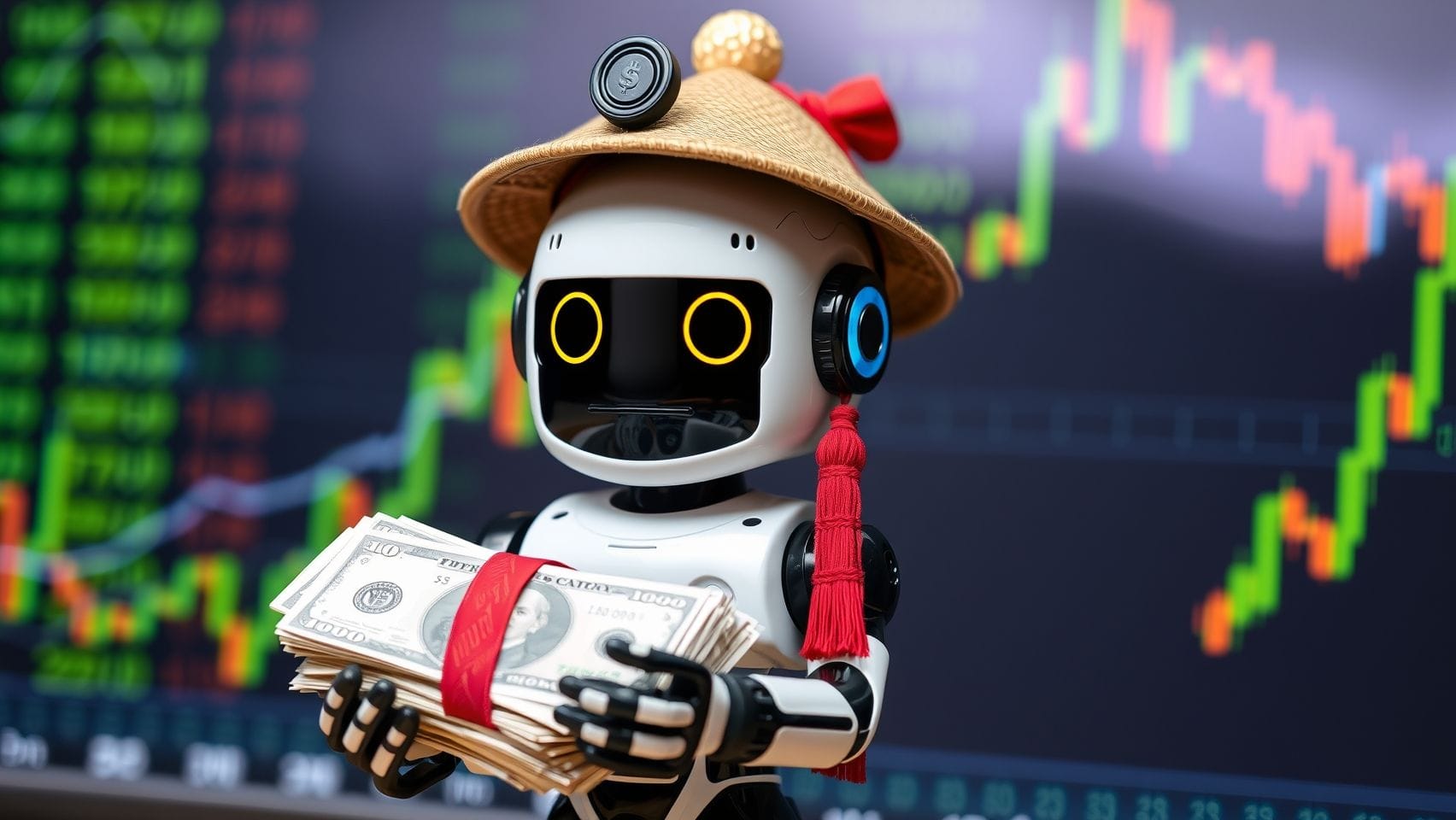 AI가 24시간 엽전을 불려주는 이미지