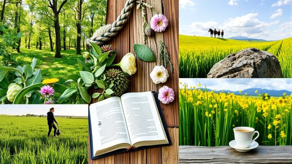 스트레스를 해소하는 다양한 방법들을 표현하는 이미지