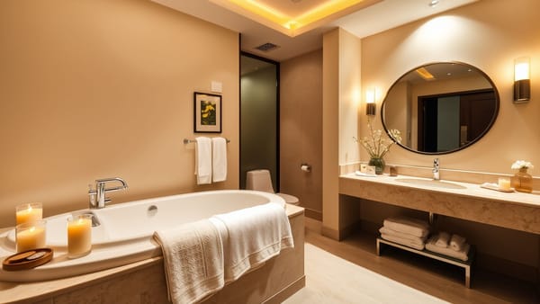 5천원으로 즐기는 호텔식 욕실