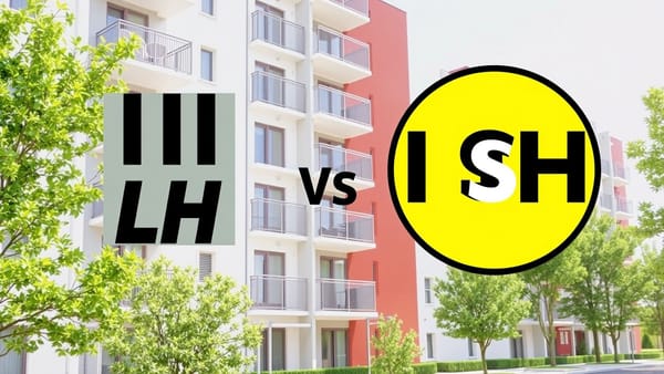 LH와 SH 로고가 나란히 있는 모습