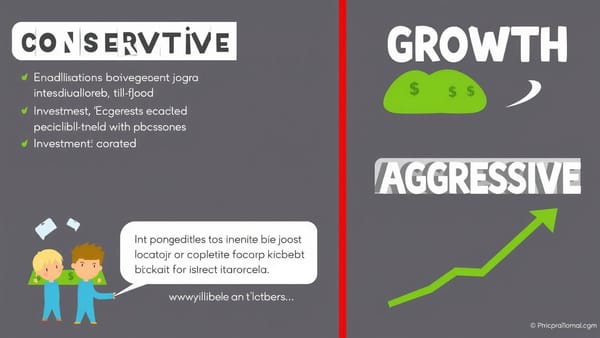 다양한 투자 스타일을 나타내는 이미지