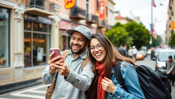 저렴한 여행을 즐기는 MZ세대의 모습