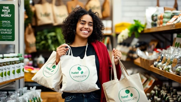 착한 소비를 통해 지갑을 채우는 모습