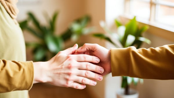 서로 손을 잡고 있는 이미지