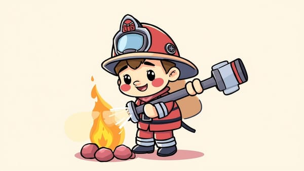 마음 속 불을 끄는 소방관