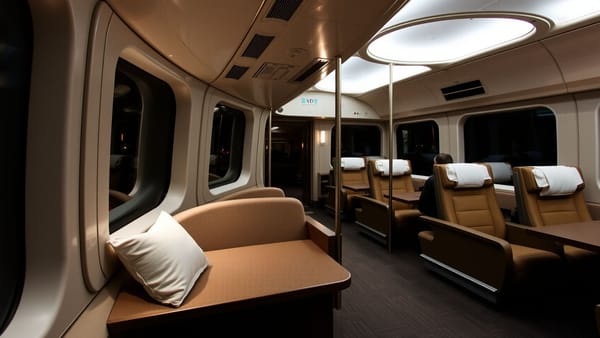 럭셔리한 출근길을 표현하는 이미지