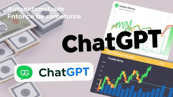 챗GPT 로고와 돈 이미지가 합성된 이미지