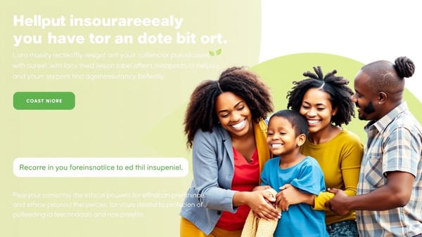 착한 보험으로 사회에 기여하는 이미지