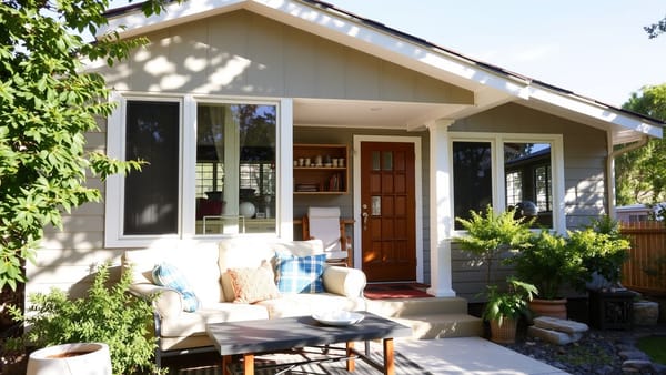 집을 수리하는 모습