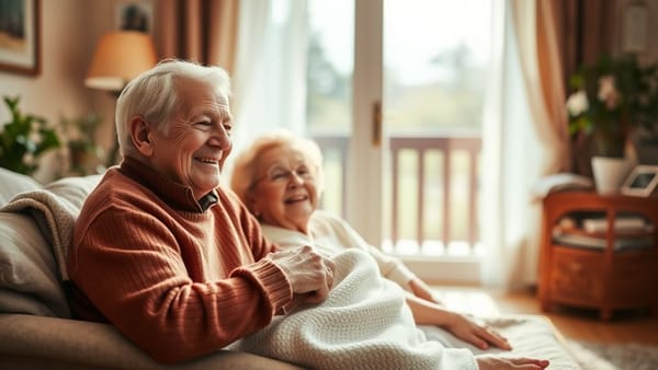 편안한 노후를 상징하는 이미지