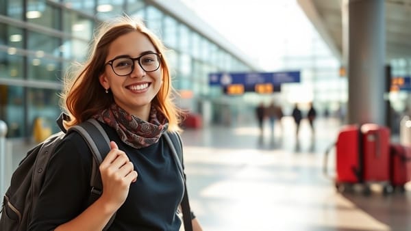 해외여행을 떠나는 MZ세대의 즐거운 모습